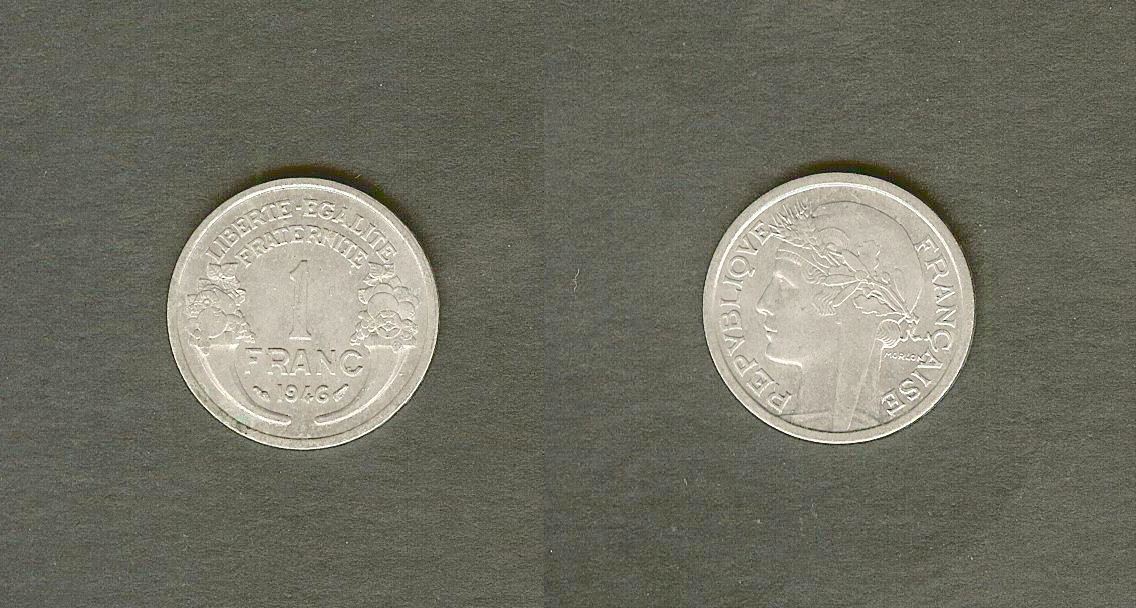1 franc Morlon, légère 1946 SUP+